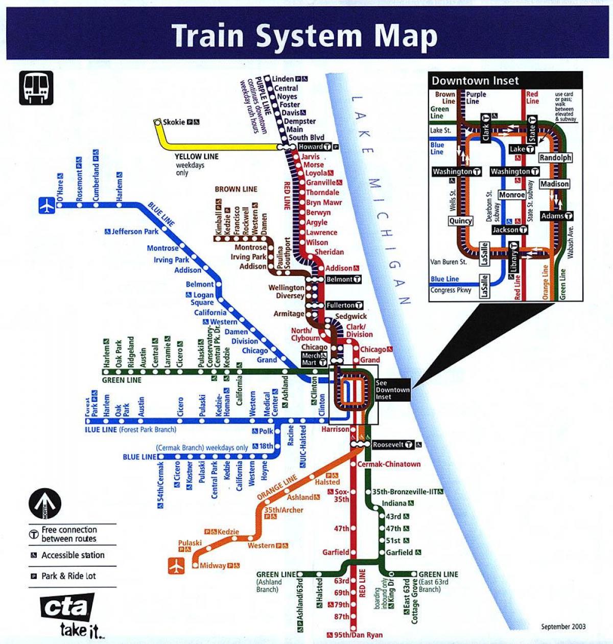 הרכבת מפה של שיקגו