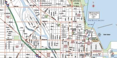 מפת הרחוב של שיקגו